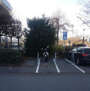 Motorradparkplätze Oberhausen - Bero Zentrum