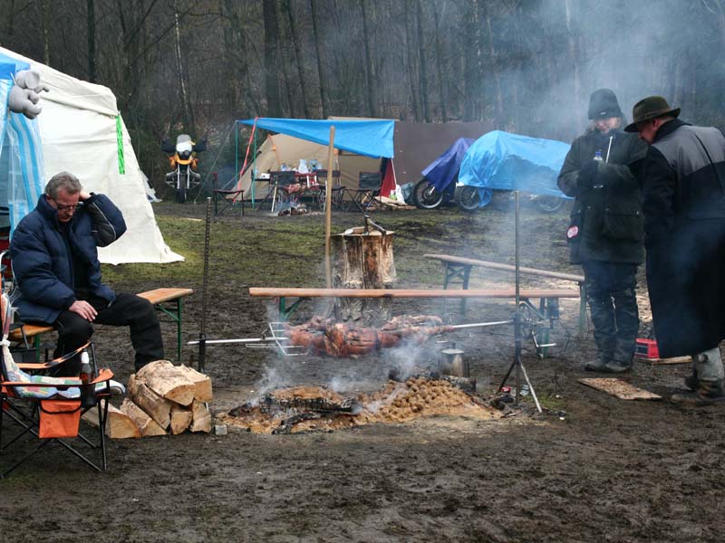 Spanferkel stand öfter auf dem Speiseplan