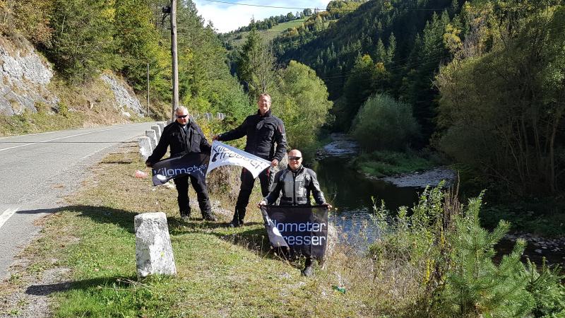 Rumänien, DN75 bei Deve, Ariesul Mare, Quellfluss des Aries