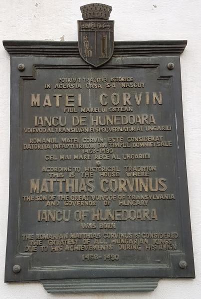 RO,Cluj-Napoca, Geburtshaus von Matthias Corvinus, 46.771050, 23.587763, 20180925 - 2.jpg
