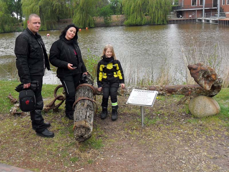 Tina, Ingo und ich in Greetsiel