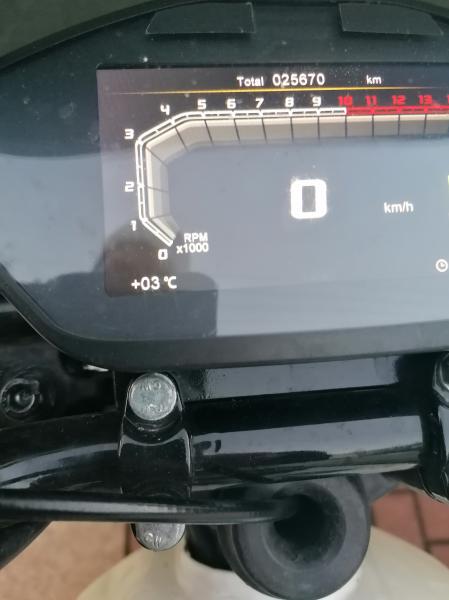 So, der Kilometerstand bei der Simson S70C ist bei 25670 km. Am 25.02.2022