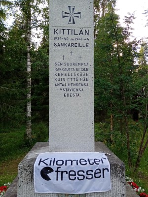 Kriegsdenkmal in Lappland