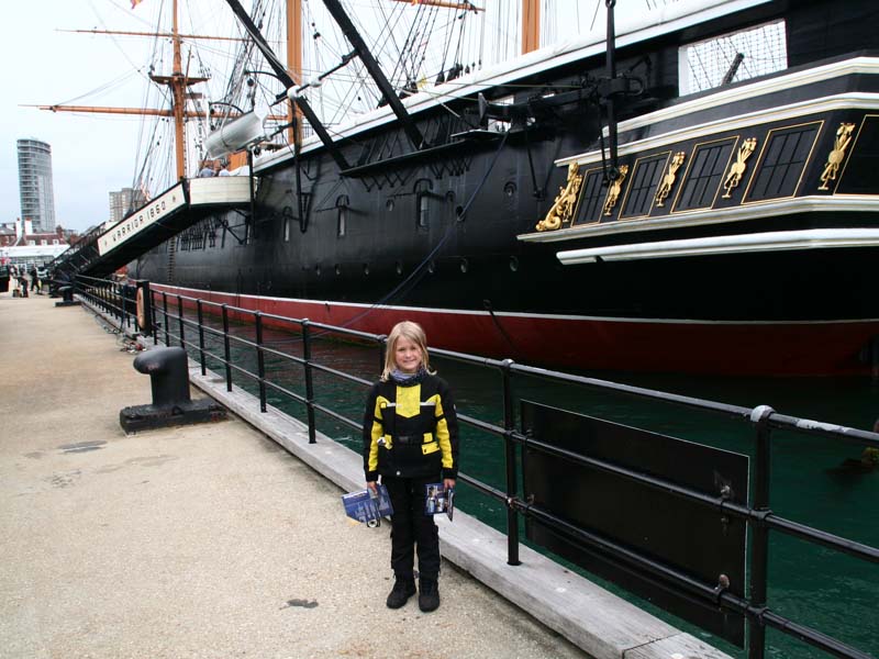 In Portsmouth in den Dockyards