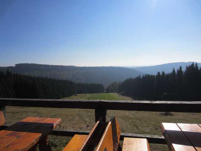 Terasse mit Aussicht Schwedenhütte