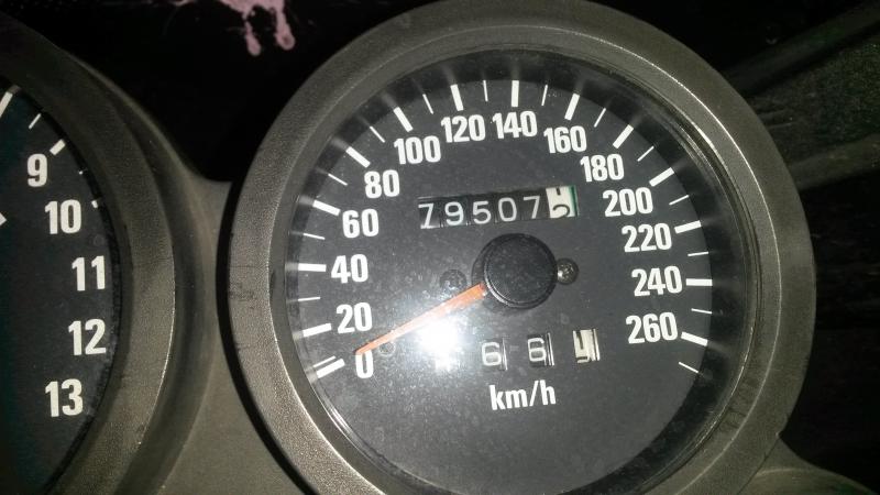 Kilometerstand GPZ900R am 31.03.2016