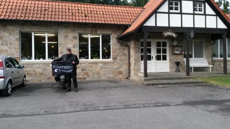 Vorm Motorradmuseum Ibbenbüren