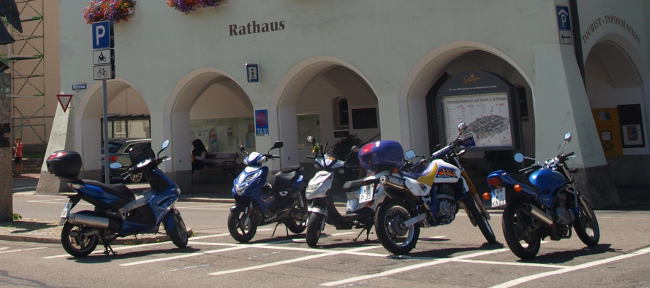 Motoradparkplätze in Schongau